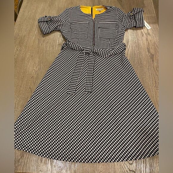 NWT Dress! Houndstooth print. - Picture 1 of 13